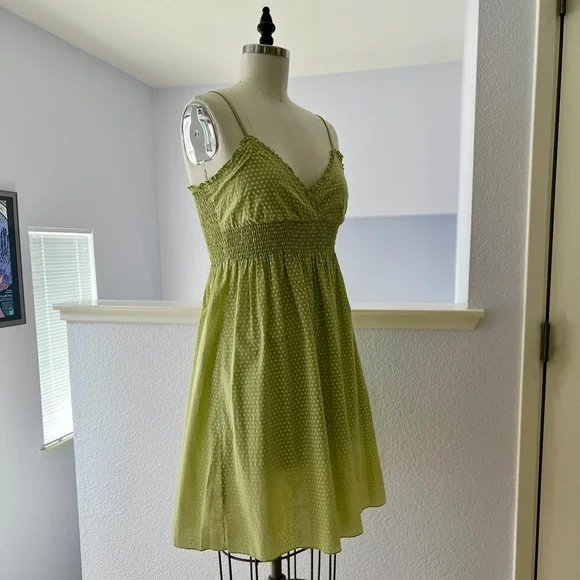 Polka Dot Cotton Sundress with Smocking - Picture 5 of 7